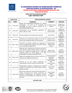 Santiago de Cali, - USC