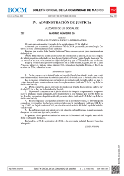 IV. ADMINISTRACI&Oacute;N DE JUSTICIA - Sede Electr&oacute;nica del Boletin