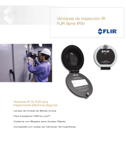 Ventanas de Inspecci&oacute;n IR FLIR Serie IRW - C&aacute;maras Termogr&aacute;ficas