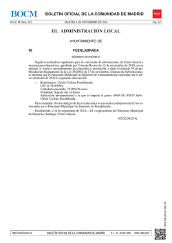 PDF (BOCM-20141104-56 -1 p&aacute;gs -69 Kbs) - Sede Electr&oacute;nica del