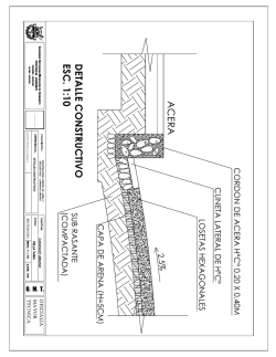 A C ERA D ETA LLE C O N STR UC TIVO ESC . 1 :1 0