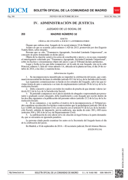 IV. ADMINISTRACI&Oacute;N DE JUSTICIA - Sede Electr&oacute;nica del Boletin