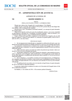 IV. ADMINISTRACI&Oacute;N DE JUSTICIA - Sede Electr&oacute;nica del Boletin