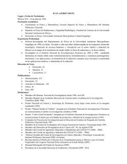 SEMBLANZA DE JUAN AZOR&iacute;N NIETO - Foro Consultivo