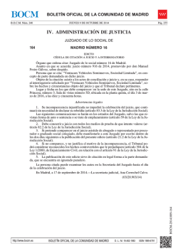 IV. ADMINISTRACI&Oacute;N DE JUSTICIA - Sede Electr&oacute;nica del Boletin