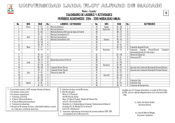 calendario anual 2014 - Inicio