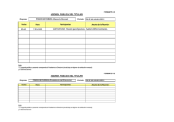 22.7 Agenda p&uacute;blica FMV del 21 Octubre 2014