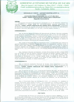 GOBIERNO AUT&Oacute;NOMO MUNICIPAL DE SACABA - Sistema de