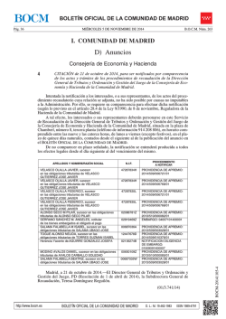 PDF (BOCM-20141105-4 -1 p&aacute;gs -89 Kbs) - Sede Electr&oacute;nica del