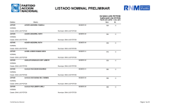 LISTADO NOMINAL PRELIMINAR