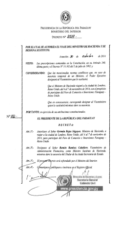 /&iacute; t - Presidencia de la Rep&uacute;blica del Paraguay