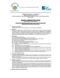 bases m&eacute;dicos - iren norte