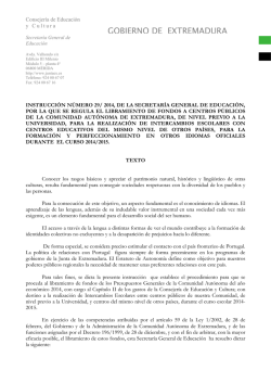 GOBIERNO DE EXTREMADURA - Educarex