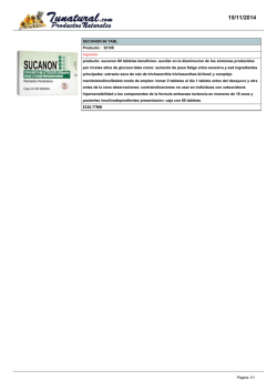 sucanon 60 tabletas beneficios