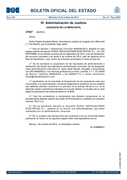 PDF (BOE-B-2014-37007 - 1 p&aacute;g. - 154 KB ) - BOE.es