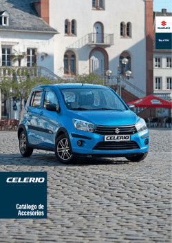 Cat&aacute;logo de Accesorios - Suzuki