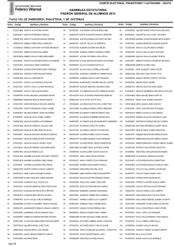 Facultad de Ingenier&iacute;a Industrial y de Sistemas