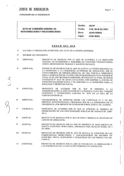 Actas 2007 (III) - Junta de Andaluc&iacute;a