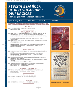 Descargar PDF - Revista Espa&ntilde;ola de Investigaci&oacute;n Quir&uacute;rgicas