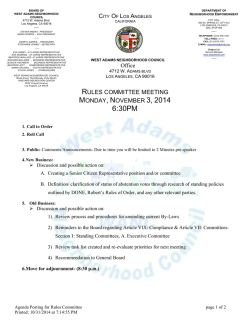 6:30PM - The City of Los Angeles