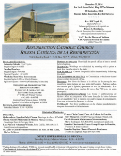 November 2,2014 AllSouls Day 2 Noviembre, 2014 Dia De Todos