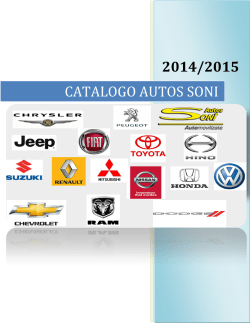 CATALOGO AUTOS SONI - Directorio DF