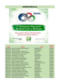 Ganadores por ciudad VIP y Entrada General JL.xlsx - Amway