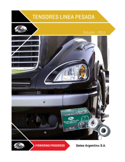 Automotriz - Tensores Linea Pesada (Oct-14) - Gates Argentina