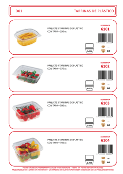 tarrinas de alimentacion con tapa