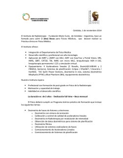Pr&aacute;ctica F&iacute;sica M&eacute;dica - Fundaci&oacute;n Marie Curie