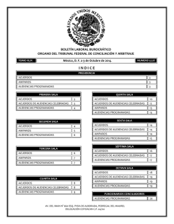 9 - Tribunal Federal de Conciliaci&oacute;n y Arbitraje