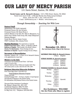 OUR LADY OF MERCY PARISH - John Patrick Publishing Company