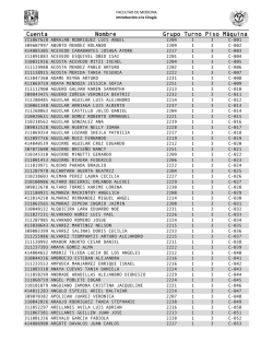 Distribuci&oacute;n - Facultad de Medicina