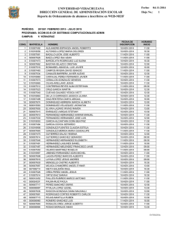 SCOM-03 V - Universidad Veracruzana