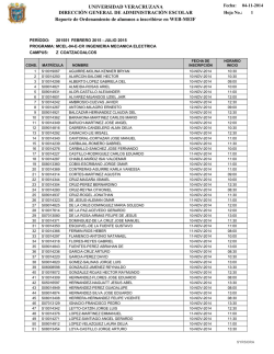 ingenier&iacute;a mec&aacute;nica el&eacute;ctrica - Universidad Veracruzana