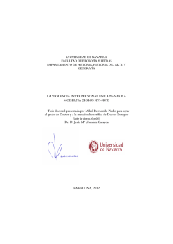 LA VIOLENCIA INTERPERSONAL EN LA NAVARRA - Dadun