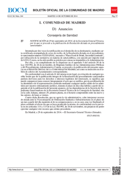 D) Anuncios - Sede Electr&oacute;nica del Boletin Oficial de la Comunidad