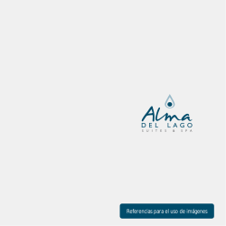 Descargar gu&iacute;a de im&aacute;genes - Alma del Lago Suites  Spa