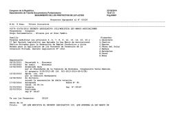 Seguimiento del proceso de la ley 30167 - Congreso de la