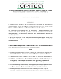 Really ciencias basicas - cipitech 2014