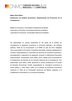 Mateo Silos Ribas - CNMC