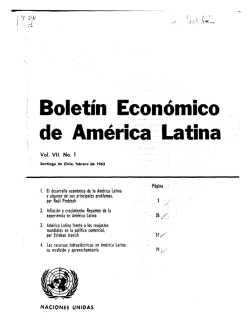 Bolet&iacute;n Econ&oacute;mico de Am&eacute;rica Latina - Repositorio digital de la