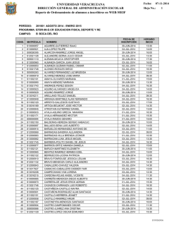 educaci&oacute;n f&iacute;sica, deporte y recreaci&oacute;n - Universidad Veracruzana