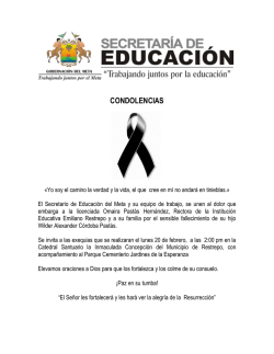 Wilder Alexander C&oacute;rdoba Past&aacute;s - Secretaria de educaci&oacute;n del Meta
