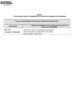 Anexo I titulaciones