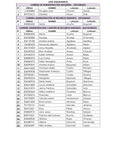 Para descargar la Lista de Graduandos de clic AQU&Iacute; - Sede de San