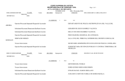 ACTA GENERAL DE REPARTO - Corte Suprema De Justicia