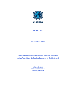T&oacute;picos OEA 2014 - ITESO