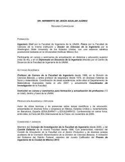 DR. HERIBERTO DE JES&Uacute;S AGUILAR JU&Aacute;REZ Ingeniero Civil por