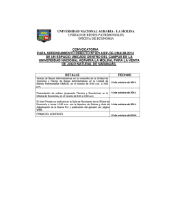 la molina unidad de bienes patrimoniales oficina de economia